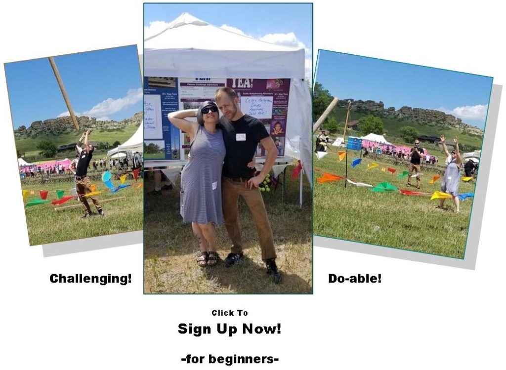 Learn Scottish Highland Games Events taught at Colorado Medeival Festival 2019 a young couple